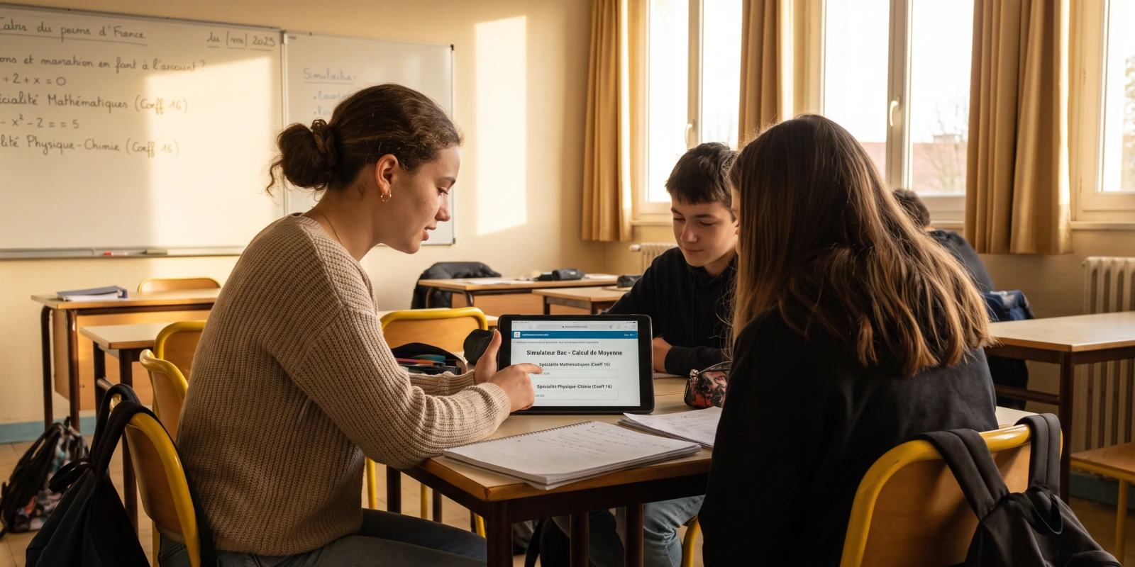 Coefficients et calcul de moyenne au Bac Maths-Physique